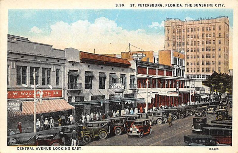 Central Avenue looking east St. Petersburg, Florida, USA Drug Store Unused 