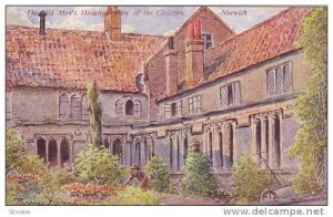 AS, The Old Men's Hospital View Of The Cloisters, Norwich (Norfolk), England,...