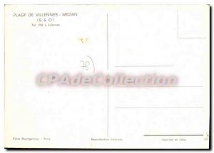 Postcard Modern Villennes From Medan Beach