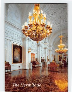 Postcard The White Hall, The Hermitage, St. Petersburg, Russia