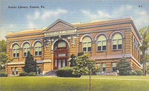 Public Library Easton, Pennsylvania PA  