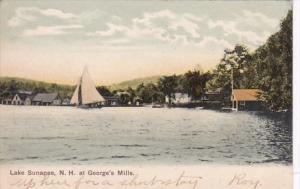 New Hampshire Lake Sunapee Scene At George's Mills 1909