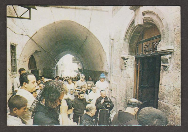 Jerusalem Via Dolorosa 6th Station of the Cross - Unused 1970s