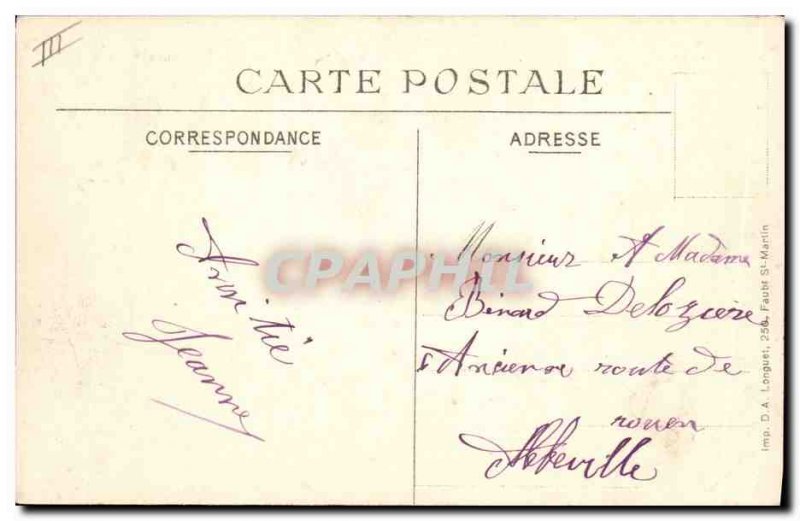 Old Postcard Militaria Abbeville Bridge Bethune restored by the French Genie