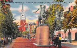 Paul Rever Park showing Old North Church