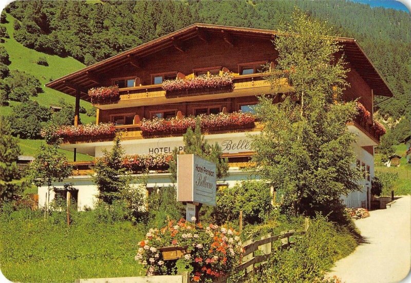 P4184 austria neustift hotel bellevue chalet forest tree flowers