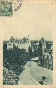 Canada Ottawa view of the chateau Laurier central station and East Block