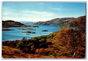 Scotland Postcard Kyles of Bute Separate Island of Bute from Argyll 1967