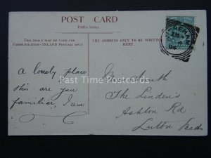 Norfolk SWANTON MORLEY Waterfall c1904 Old Postcard by Frith DEREHAM POSTMARK