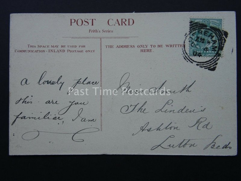 Norfolk SWANTON MORLEY Waterfall c1904 Old Postcard by Frith DEREHAM POSTMARK