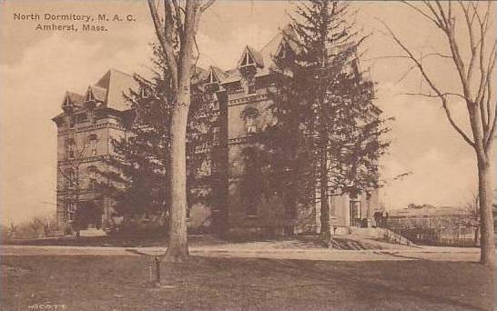 Massachusetts Amhurst North Dormitory M.A.C. Albertype