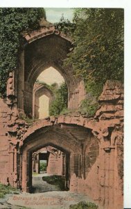 Warwickshire Postcard - Entrance to Banqueting Hall, Kenilworth Castle - 10417A