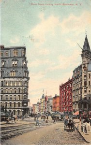 US5653 state street looking north chariot tram rochester ny usa