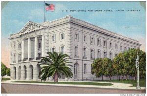 Exterior, U.S. Post Office and Court House,Laredo,Texas,30-40s