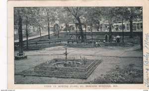 EL DORADO SPRINGS, Missouri, PU-1911; View in Spring Park