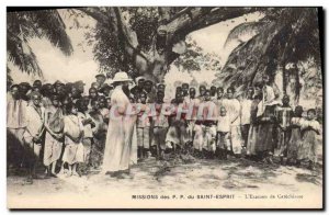 Old Postcard Negro Male black PP Missions of the Holy Spirit L & # 39examen o...