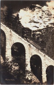 Switzerland Mürrenbahn Vintage Postcard C092