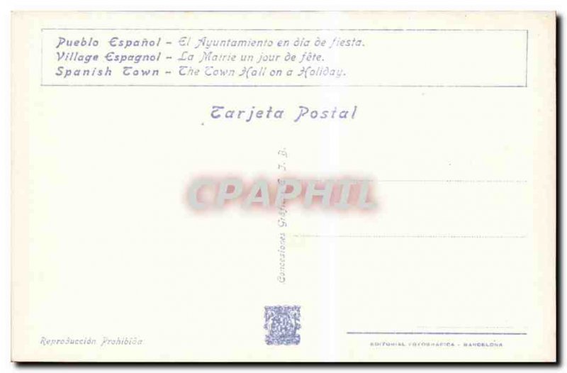 Old Postcard Spain Espana Spain Exposicion Internacional Barcelona 1929