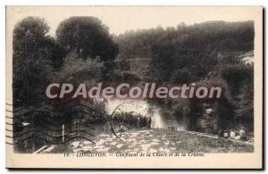 Old Postcard Longuyon Confluence Of Chiers And The Crusne