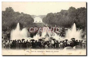 Versailles Postcard Old Latona fountain