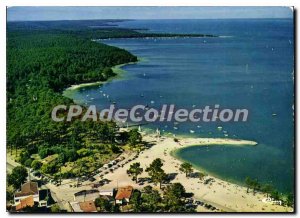 Postcard Modern Carcans Maubuisson Vue Generale Aerienne