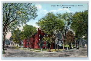 c1930's Lowder House Hammond Union Streets Bangor Maine ME Vintage Postcard