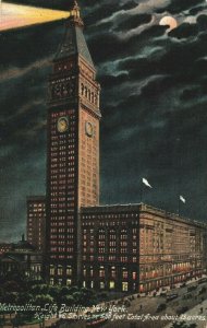 USA Metropolitan Life Building New York City Vintage Postcard 08.90