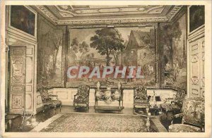 Old Postcard Chateau de Cheverny Petit Salon Douce France Loire Castles