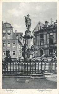 Germany Augsburg Augustusbrunnen 1942