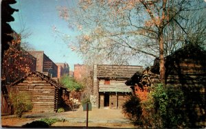 VINTAGE POSTCARD FORT NASHBOROUGH AT NASHVILLE TENNESSEE c 1960s