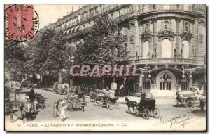 Paris Old Postcard Vaudeville and the Boulevard des Capucines