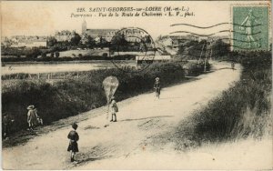 CPA St-GEORGES-sur-LOIRE - Panorame de la Route de CHALONNES (127364)