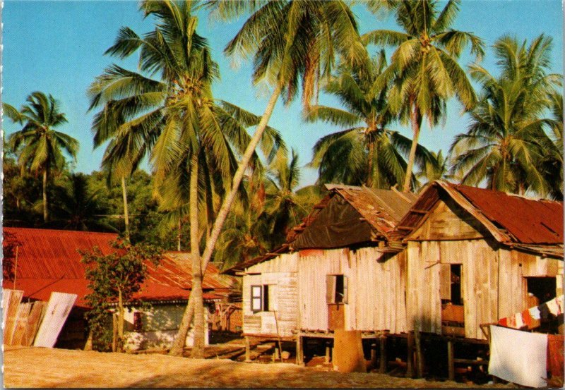 Singapore Pasir Panjang Malay Kampong At Seaside