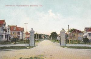 Texas Houston Entrance To Westmoreland Residential District