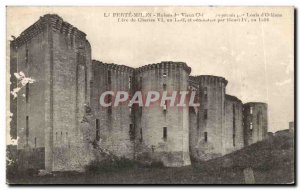 Old Postcard Ferte Milon The Ruins of the old castle