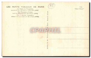 Postcard Old Paris Palais du Trocadero