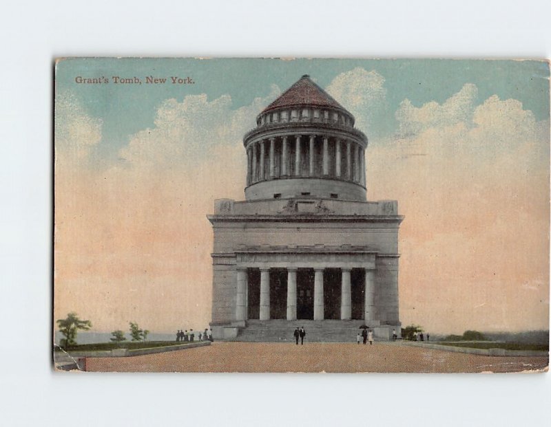 Postcard Grant's Tomb, New York City, New York