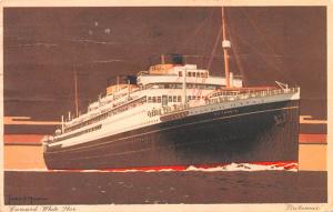 Cunard White Star, Britannic Ship 1937 Missing Stamp creases