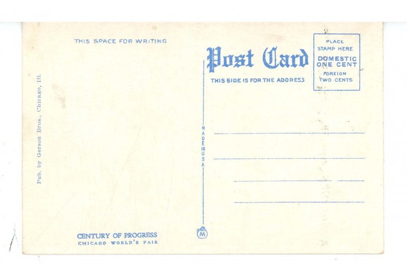 IL - Chicago. 1933-34 World's Fair. Swedish Pavilion