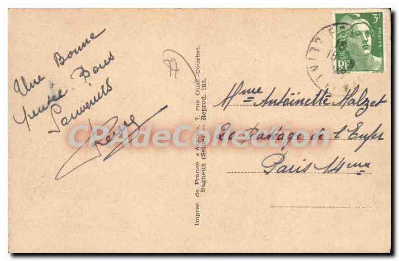 Postcard Old Esbly (S & M) Grand Morin