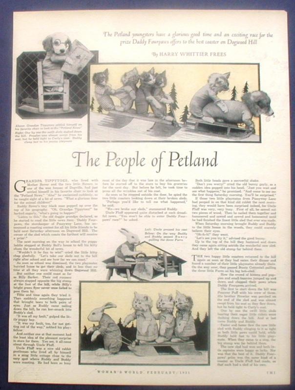 Magazine Article People of Petland Animal Story Harry Frees