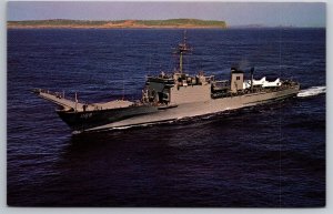 U.S.S. Cayuga LST 1186 Navy Surface Force Landing Ship Marine Photo Postcard