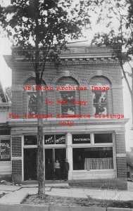 PA, Montrose, Pennsylvania, RPPC, Post Office, Entrance, Bronson's Studio Photo