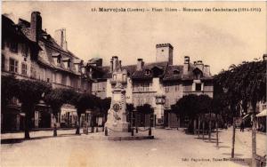 CPA MARVEJOLS - Place Thiers - Monument des Combattants (638182)