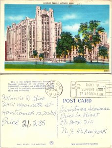Masonic Temple , Detroit, Michigan