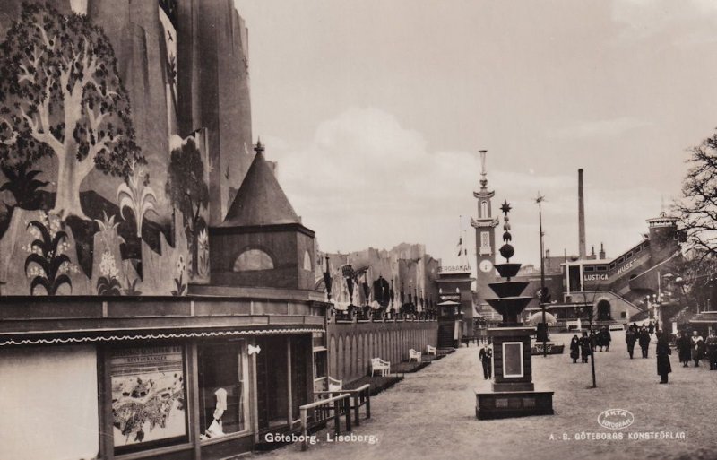 Goteborg Liseberg Sweden Vintage Real Photo Postcard