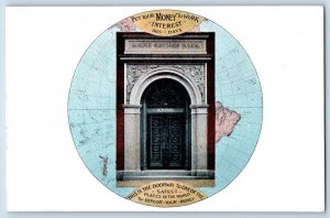 Portland Maine ME Postcard Maine Savings Bank Advertising 1910 Vintage Unposted