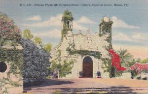 Florida Miami Unique Plymouth Congregational Church Grove