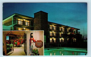 WILMINGTON, NC ~ HEART of WILMINGTON MOTEL 1968 Roadside  Postcard