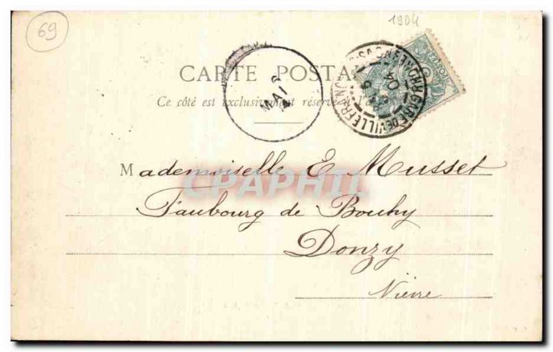 Old Postcard Chateau de Jarnioux